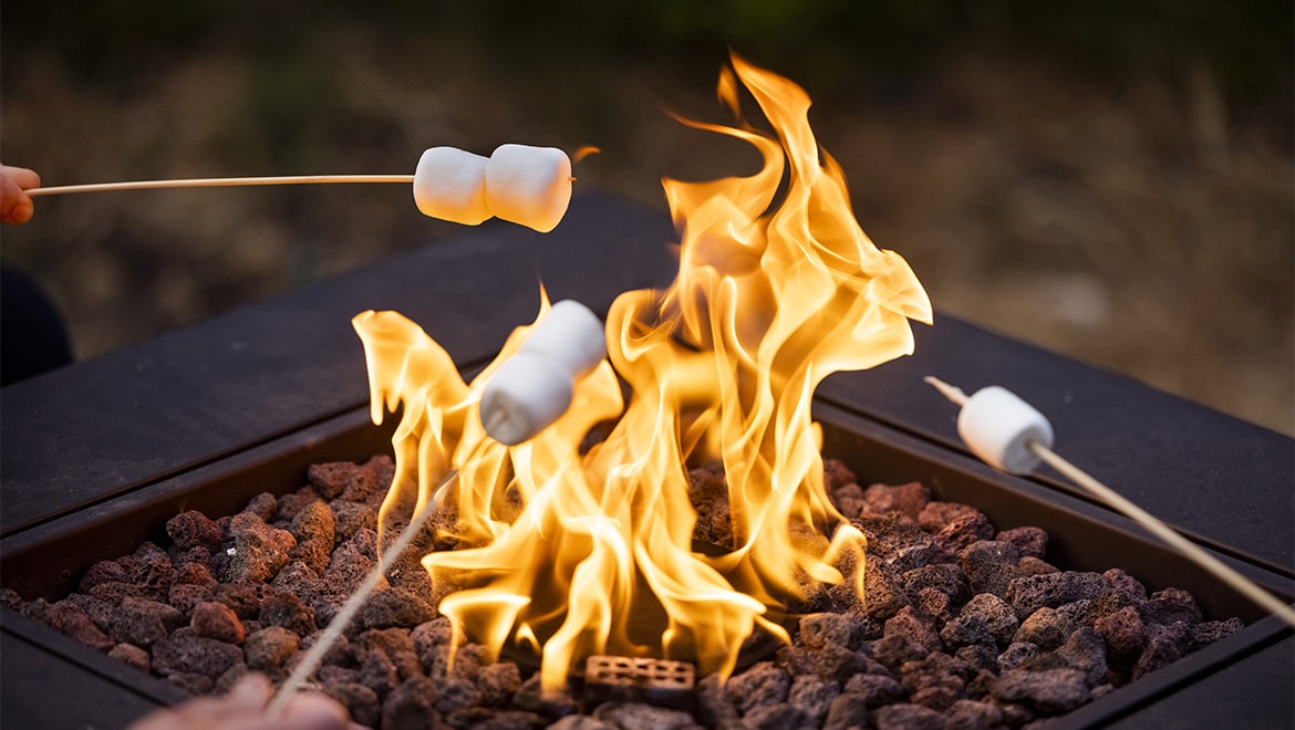 Roasting marshmallows