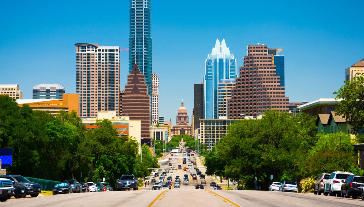 View of downtown Austin