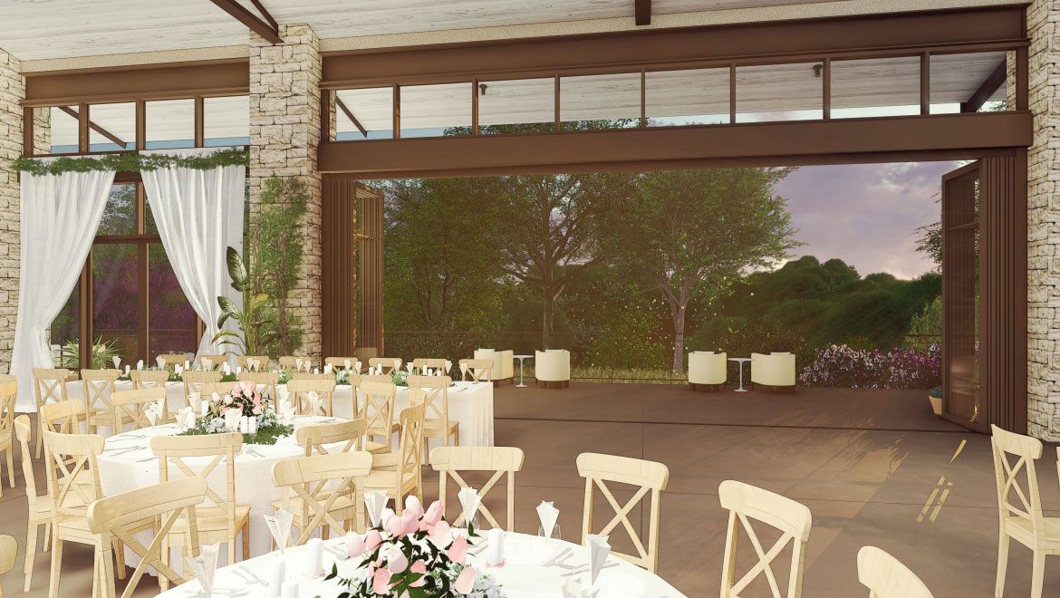 Pavilion wedding