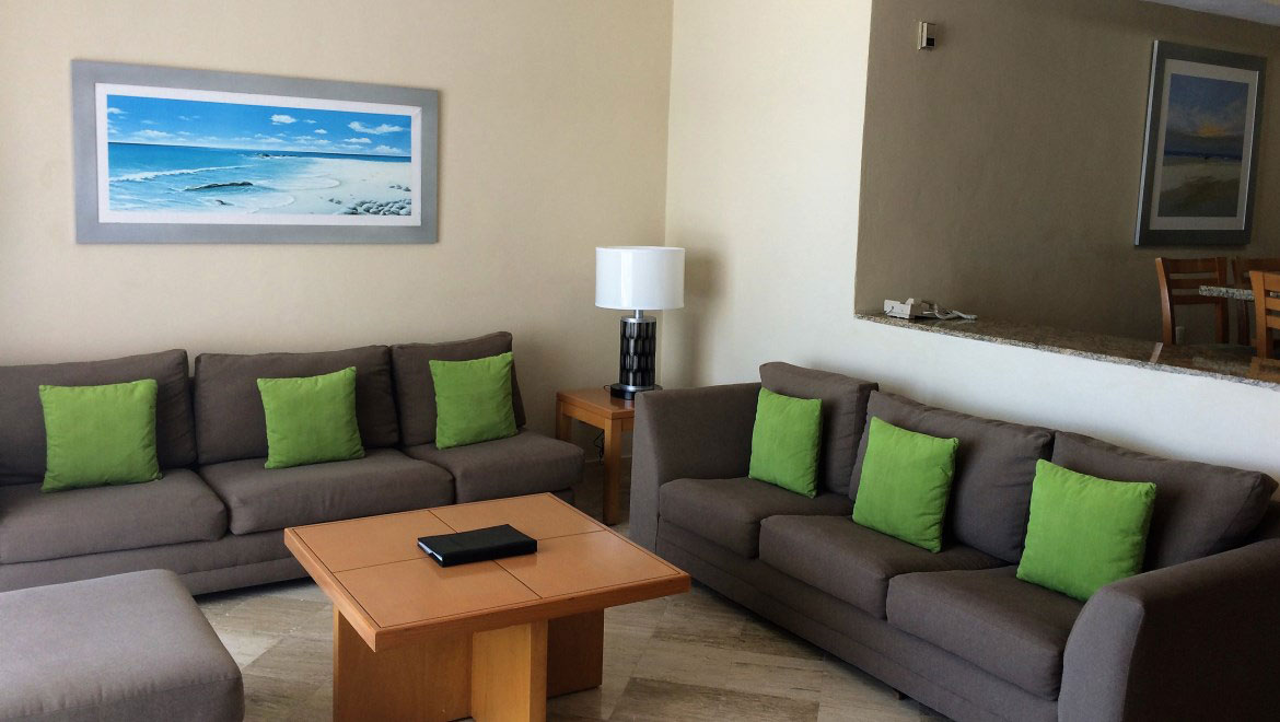 Villa Living Room - Omni Cancun Hotel & Villas