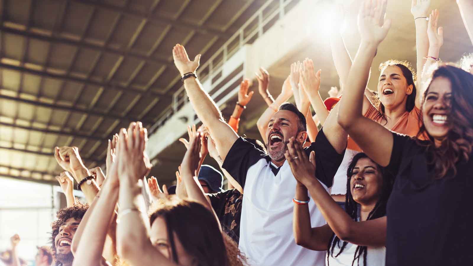 Crowd cheering