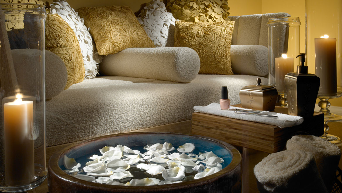 Pedicure treatment at Fort Worth hotel spa