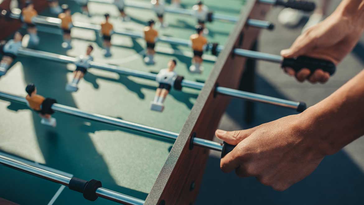 foosball table