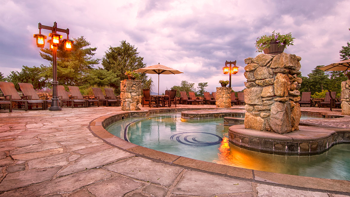 The Spa Outdoor Pool - The Omni Grove Park Inn