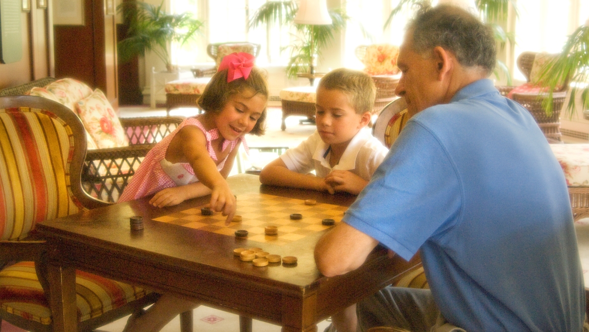 Unwind with a little game of checkers