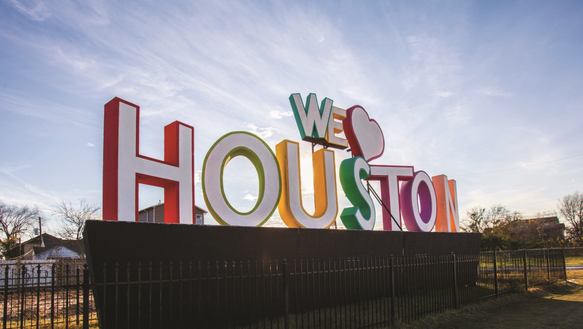 We Love Houston Sculpture