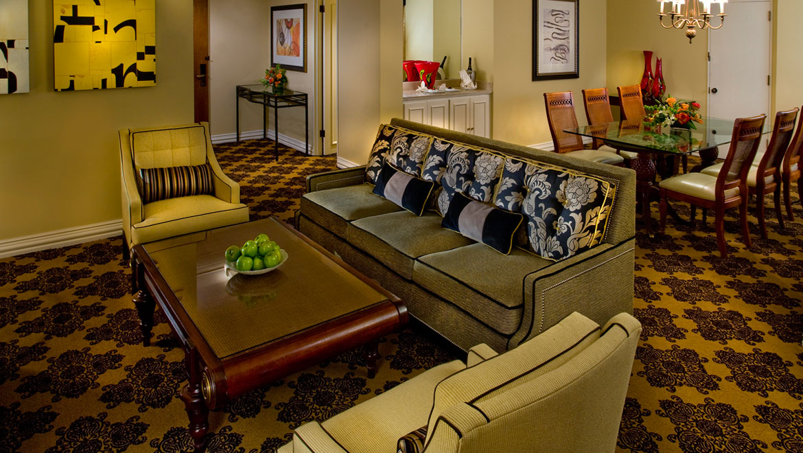 Hotel suite at Houston Galleria