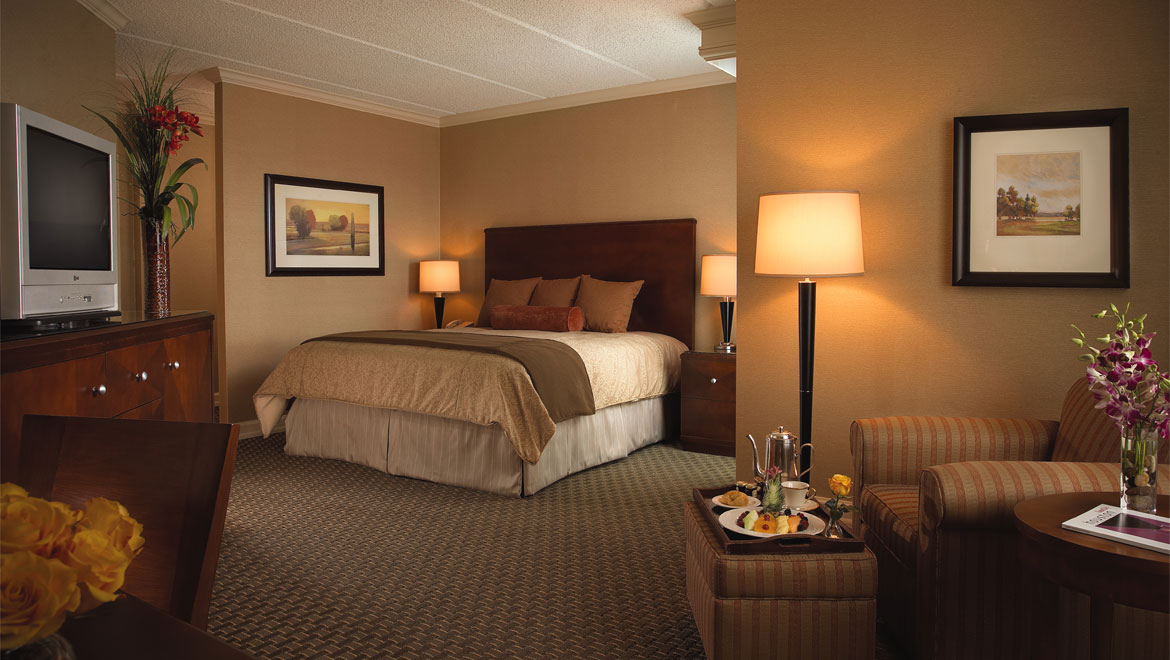Houston Westside hotel guestroom 