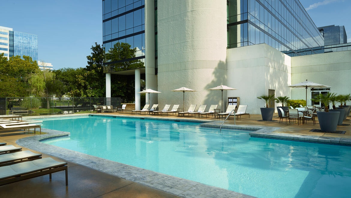 Outdoor Pool at Omni Houston Hotel at Westside