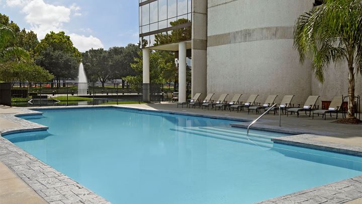 Pool at Houston Westside hotel 