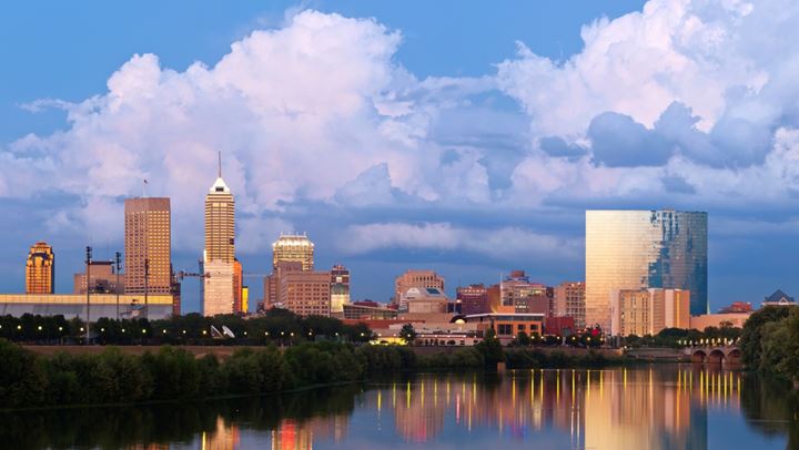 Omni Severin Hotel Indianapolis Skyline