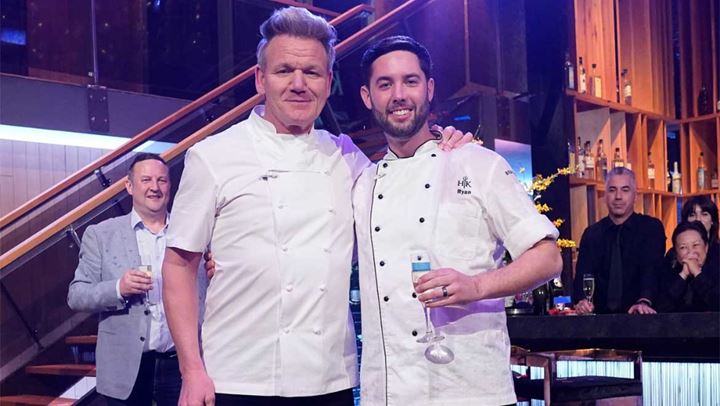 Chef Ryan O'Sullivan and Chef Gordon Ramsay