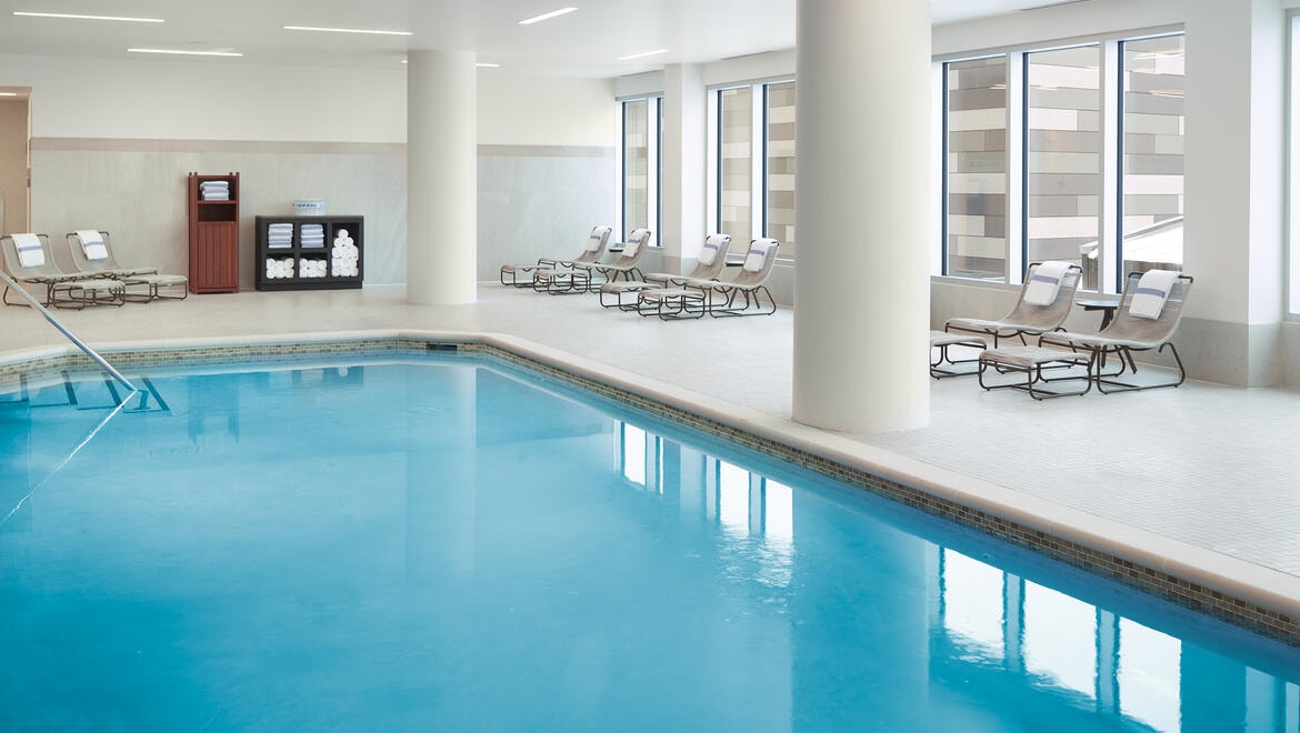 Indoor pool at Omni Viking Lakes