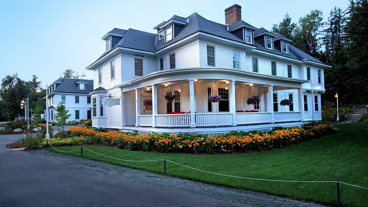 Spring Exterior of the Inn