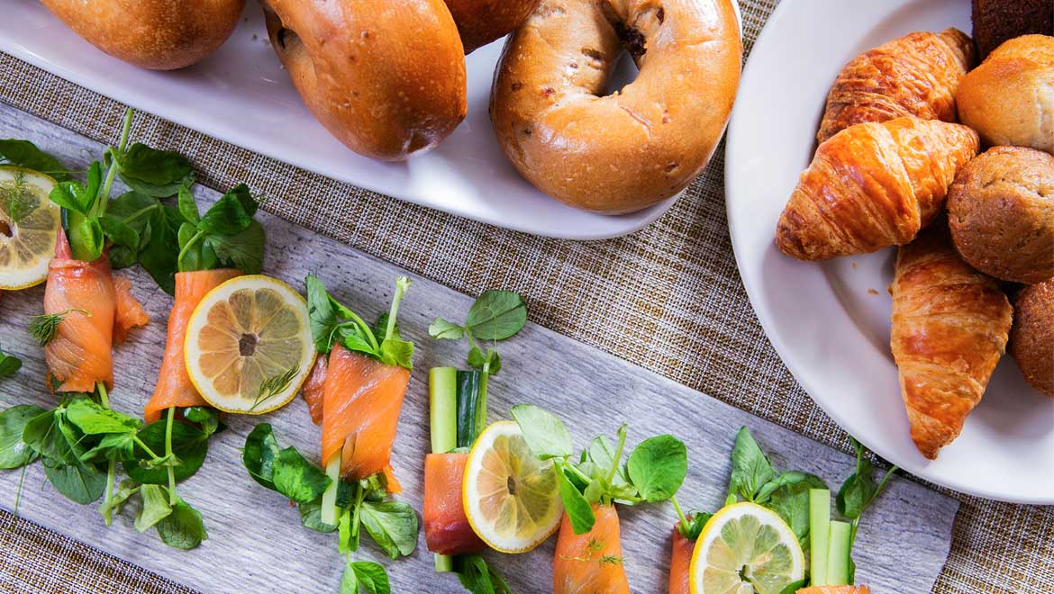 Easter brunch spread