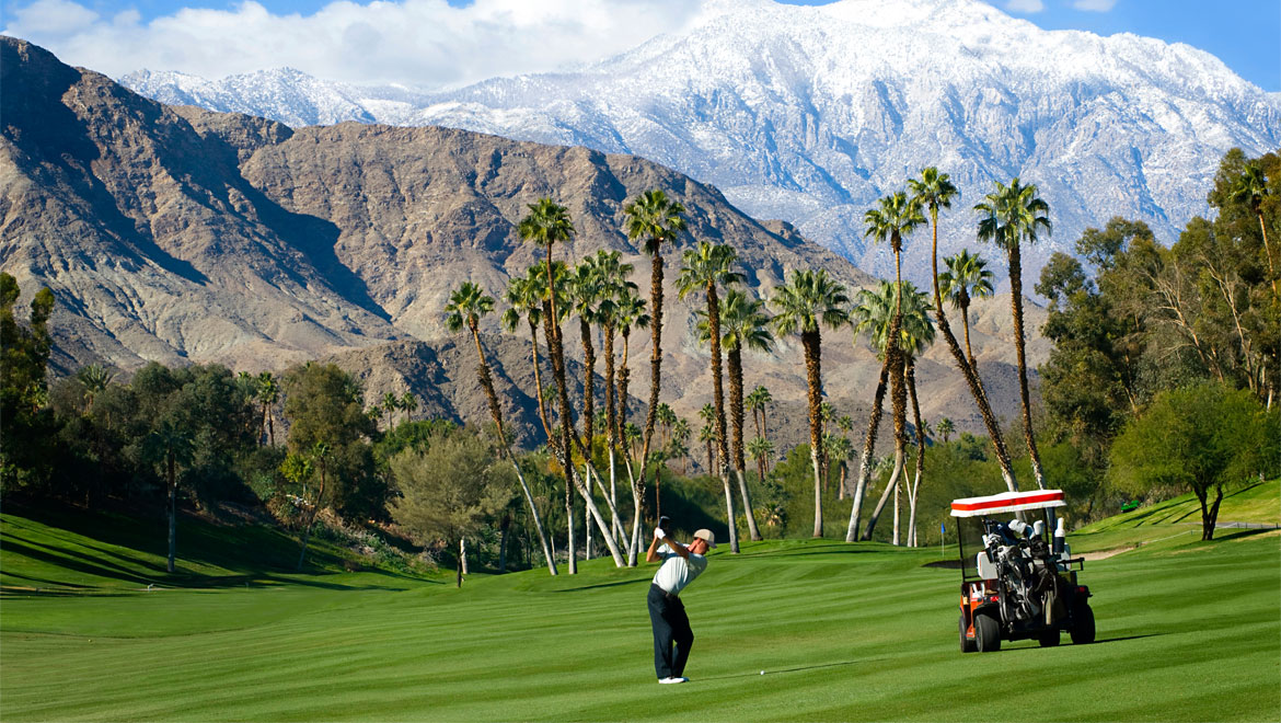 Golf course in Palm Springs