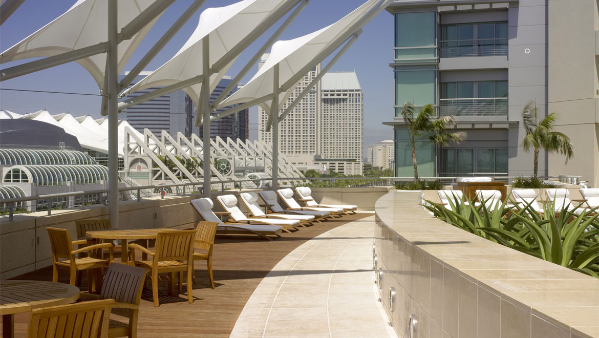 San Diego Hotel sail terrace 