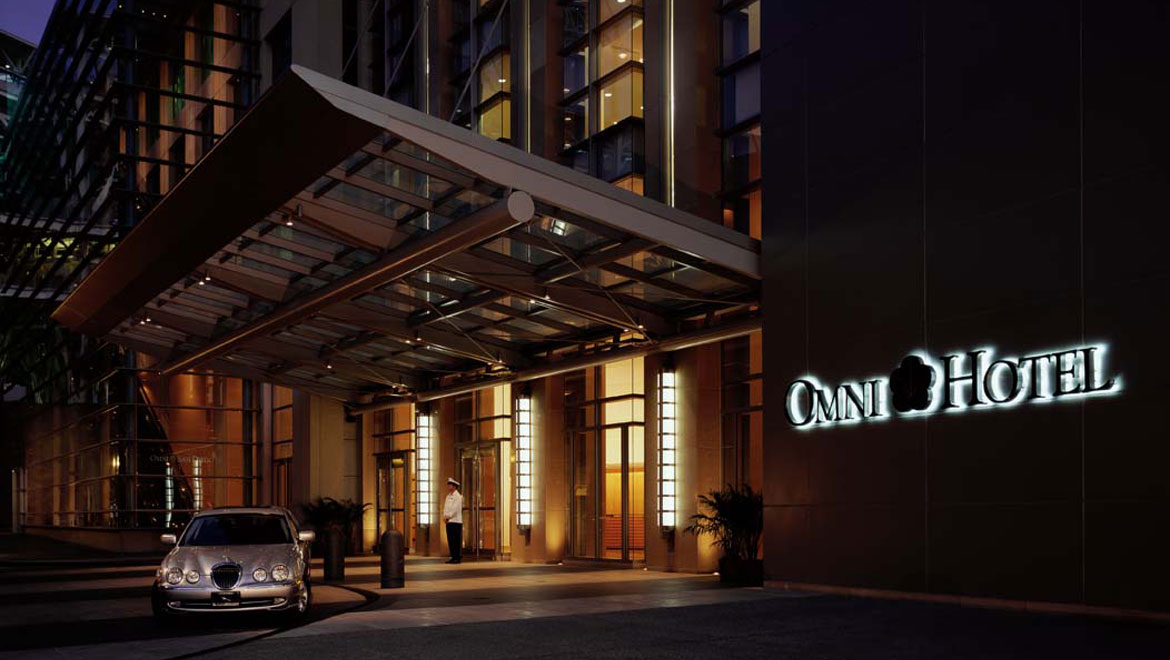 Entrance of Omni San Diego Hotel