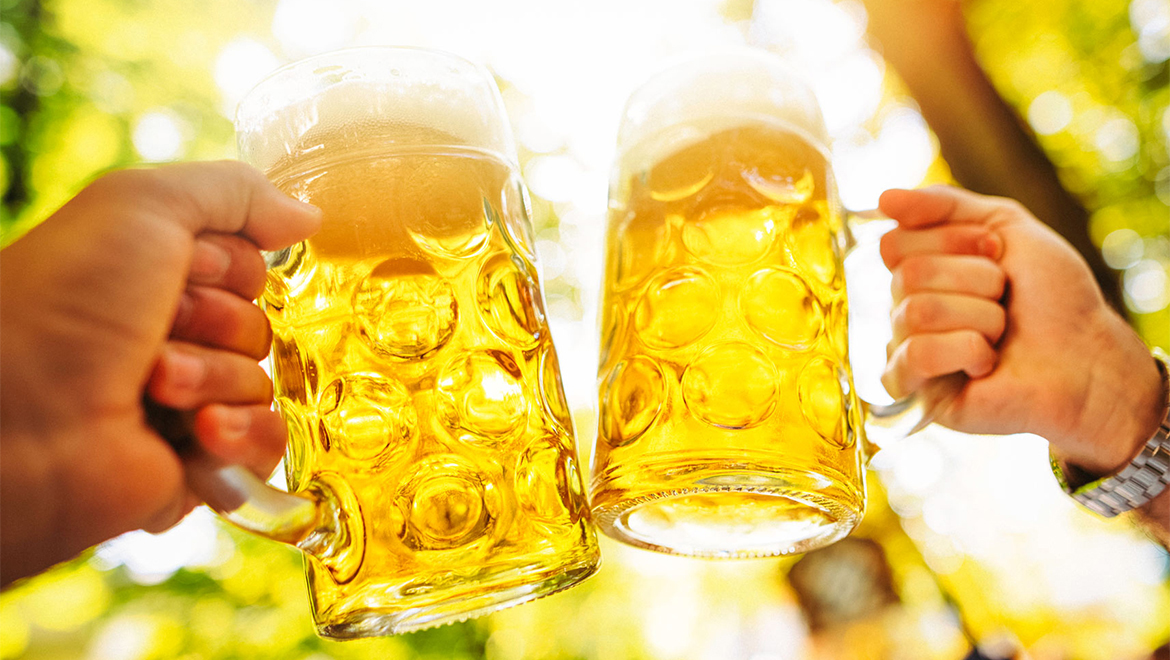 Stock image of beer